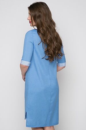 Платье BELLUCHE (Белый, Голубой) ПГИ3103-15 #713449