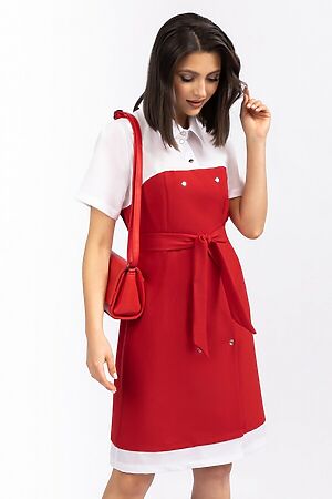Платье BELLUCHE (Красный, Белый) ПГИ290321-12 #713513
