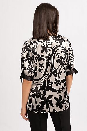 Блуза BELLUCHE (Черный, Молочный) БГИ16042021-02 #713518