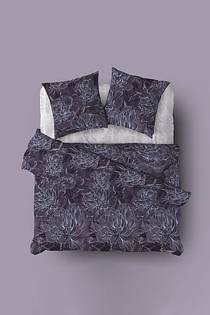 Комплект постельного белья 1,5 спальный TEIKOVO (Фиолетовый) 727718 #713789