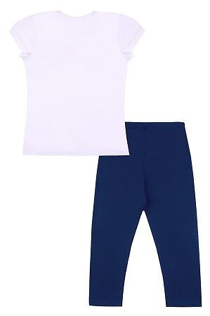 Комплект (бриджи+футболка) АПРЕЛЬ (Белый+синий43) #715414