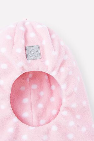 Шапка-шлем CROCKID SALE (Розовый, снежки) #715676
