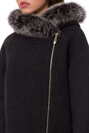 Пальто утепленное ALUMA (Черно-серый) 3118 цв.03 #71847