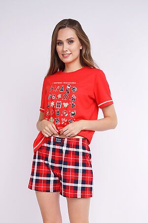 Костюм (футболка+шорты) CLEVER (Красный/т.синий) LP11-933/1 #727547