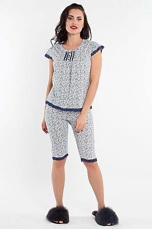Пижама LADY TAIGA (Белый, синий) 1020 #728651