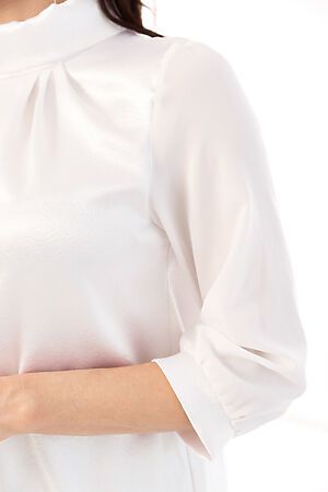 Блуза LADY TAIGA (Белый жаккард) Б2296 #728798