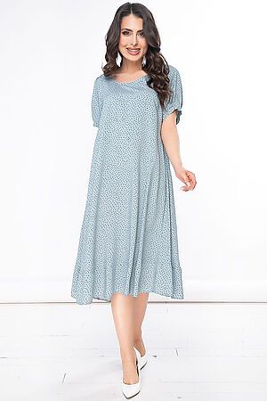 Платье LADY TAIGA (Голубое, Горох) П2365 #728851