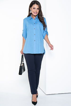 Рубашка LADY TAIGA (Голубая) Б2523 #728963