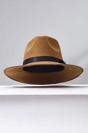 Шляпа "Бруклин" Nothing Shop (Темно-бежевый, черный) 291910 #730598