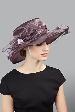 Шляпа "Вдохновение" Nothing Shop (Серо-фиолетовый, белый,) 295074 #734399