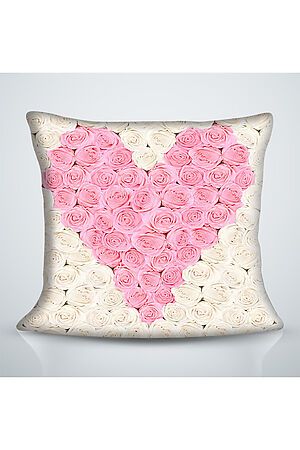 Декоративная подушка ART HOME TEXTILE (Сердце из роз) 01145-ПШ-ГБ-012 #735916
