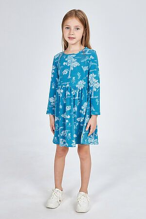 Платье KOGANKIDS (Голубой набивка лес) 341-240-33 #736456