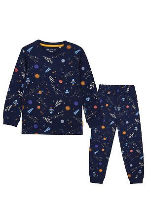 Пижама KOGANKIDS (Тёмно-синий набивка галактика) 342-811-38 #736612
