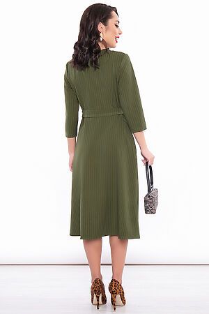 Платье LADY TAIGA (Горчично-зеленый) П3145 #742736