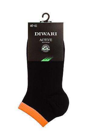 Носки DIWARI (Черный-оранжевый) #743947