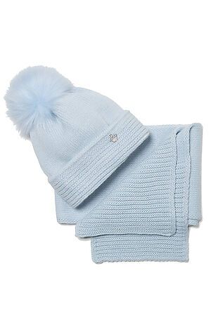 Комплект (шапка+шарф) ESLI (Голубой) #744895