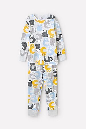 Пижама CROCKID SALE (Малыши ленивцы на меланже) #749983
