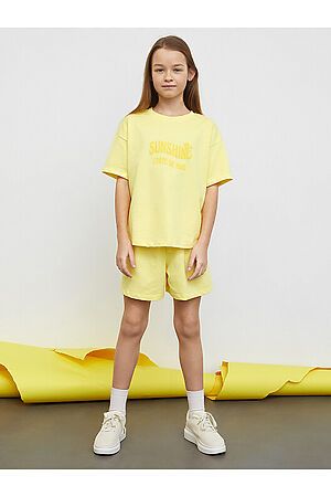 Комплект (футболка, шорты) MARK FORMELLE (Желтый +печать) 22/17597П-7 #751064