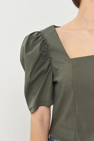 Блуза VAY (Темно-оливковый) 7221-30031-БХ18 #754612