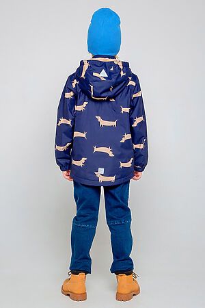 Куртка CROCKID (Фиолетово-синий, собаки) #756086