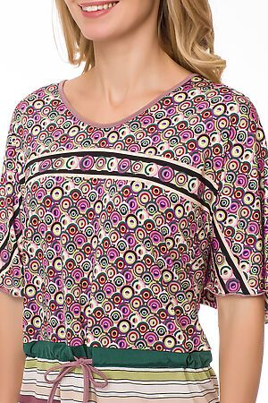 Блуза FIFTYPATES (Розовый Абстракция) 4-001М1 #75836