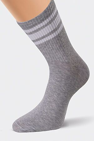 Носки CLEVER (Меланж серый) S116 #760992