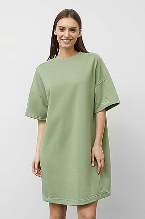 Платье MARK FORMELLE (Зеленый +печать) 22/18693П-7 #762256