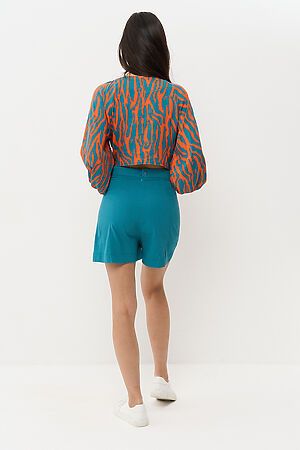 Блуза VAY (Оранжевый/Зеленый кетцаль) 7221-30037-СБ02 #769700