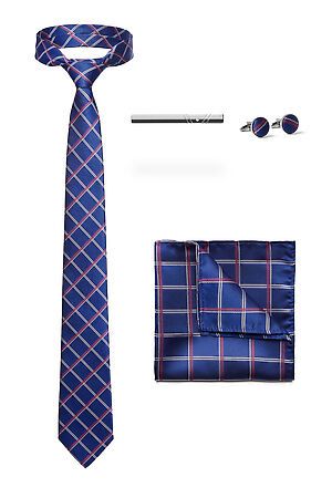 Набор: галстук, платок, запонки, зажим "Уверенность" Nothing Shop 299872 #770343