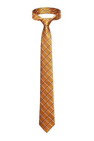 Набор: галстук, платок, запонки, зажим "Уверенность" Nothing Shop (Рыжий, черный, серебристый,) 299863 #770346
