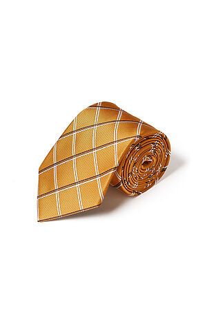 Набор: галстук, платок, запонки, зажим "Уверенность" Nothing Shop (Рыжий, черный, серебристый,) 299863 #770346