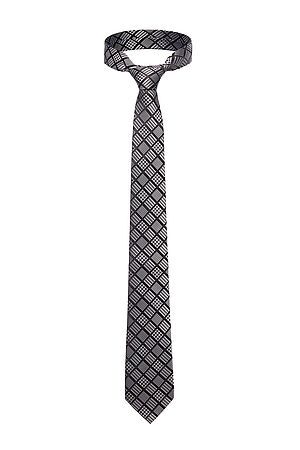 Набор: галстук, платок, запонки, зажим "Уверенность" Nothing Shop (Черный, белый,) 299854 #770352