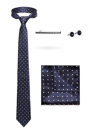 Набор: галстук, платок, запонки, зажим "Власть" Nothing Shop 299903 #770355