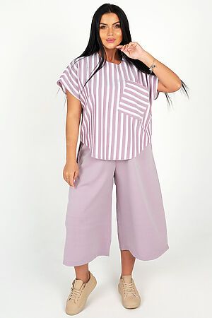 Костюм 13715 (блуза + брюки) НАТАЛИ (Розовый) 26044 #774211