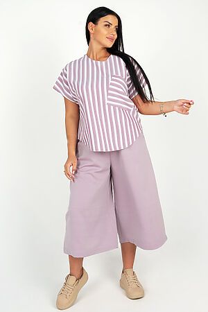 Костюм 13715 (блуза + брюки) НАТАЛИ (Розовый) 26044 #774211