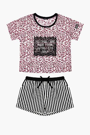 Пижама INDEFINI (Розовый, Белый, Чёрный) #774618