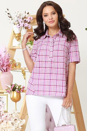 Блуза DSTREND (Сиренево-розовый) Б-1077 #775217