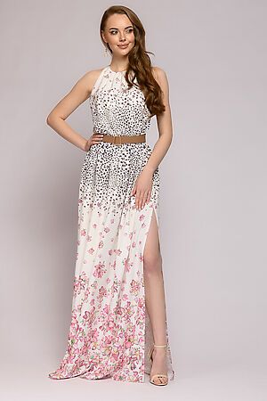 Платье 1001 DRESS (Белый (цветочный принт)) 0101068WP #778231