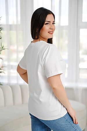 Блуза НАТАЛИ (Белый) 25525 #779143