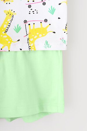 Пижама CROCKID SALE (Жирафы на самокатах+нео-минт) #780052