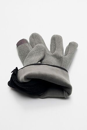 Перчатки женские на флисе серого цвета MTFORCE (Серый) 612Sr #780831