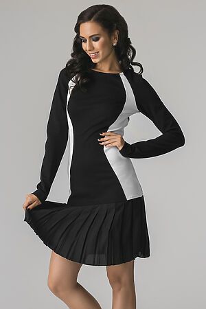 Платье MERSADA (Черный, белый) 97352 #781168