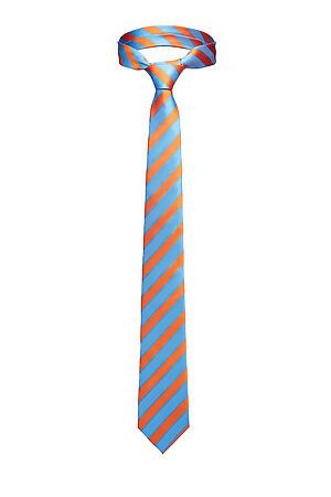 Галстук классический галстук мужской галстук в полоску в деловом стиле... SIGNATURE (Оранжевый, голубой,) 300209 #782330