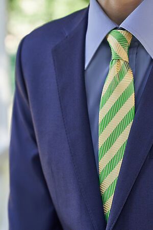 Галстук классический галстук мужской галстук с геометрическим рисунком в... SIGNATURE (Салатовый, желтый,) 300202 #783016