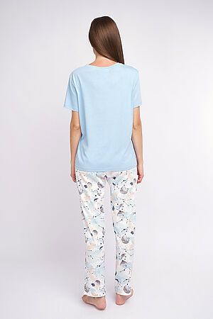 Костюм (футболка+брюки) CLEVER (Т.голубой/белый) LP11-932/5 #783717