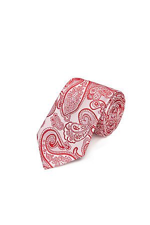 Галстук классический галстук мужской фактурный с принтом пейсли в деловом... SIGNATURE (Красный, бледно розоватый,) 300150 #783923