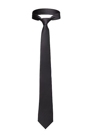 Галстук классический галстук мужской в рубчик галстук однотонный в деловом... SIGNATURE (Черный,) 299942 #783945