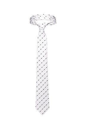 Галстук классический галстук мужской галстук в клетку в деловом стиле... SIGNATURE (Белый, черный, светло-серый,) 300207 #783962
