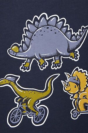 Пижама KOGANKIDS (Т.серый набивка динозавры) 402-812-39 #784570