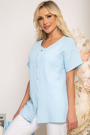 Блуза LADY TAIGA (Голубая) Б3854 #784657